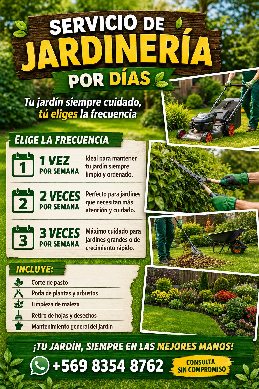 Jardinería y mantención