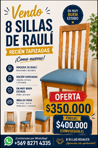 Sillas de comedor