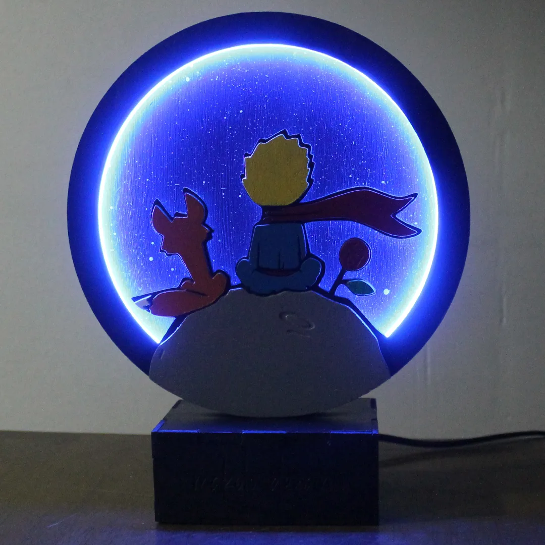 Lámpara Led Flex De Escritorio El Principito Makoto Dezain