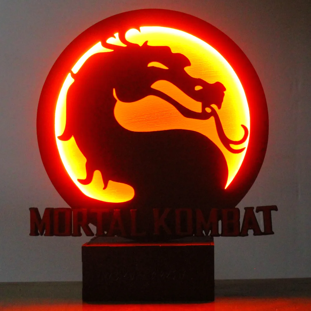 Lámpara Led Flex De Escritorio Mortal Kombat Makoto Dezain